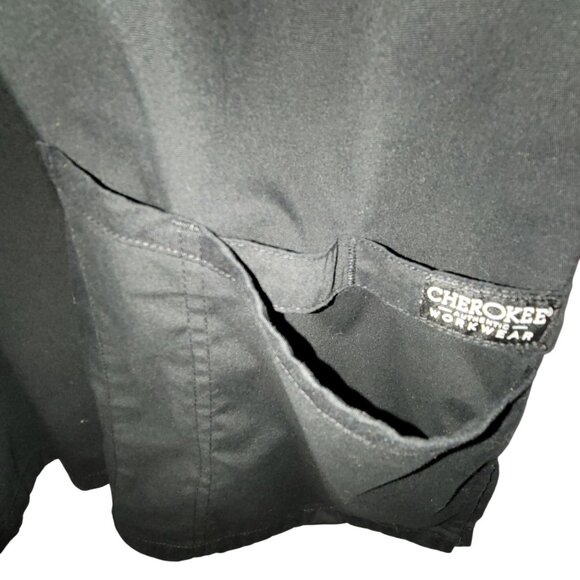 Cherokee Womens Scrub Top Workwear Professionals WW655 Mock Wrap Durable Stretch - Picture 3 of 10